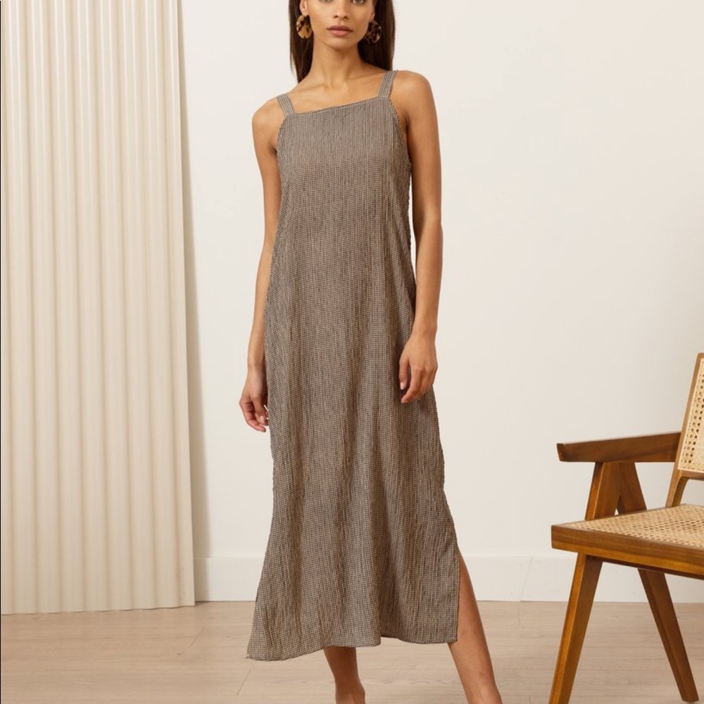 Modern Citizen Sleeveless Square-Neck Maxi Dress